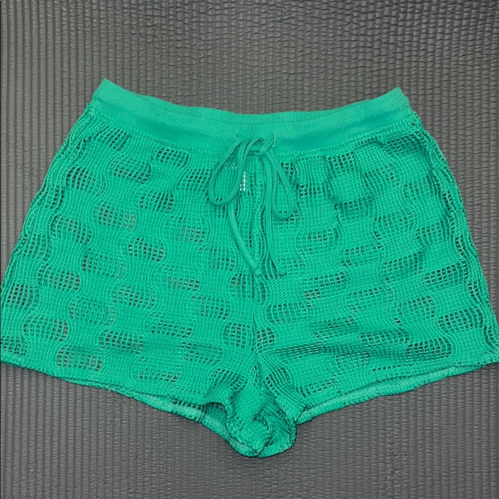 Wilfred Emerald Mesh Shorts